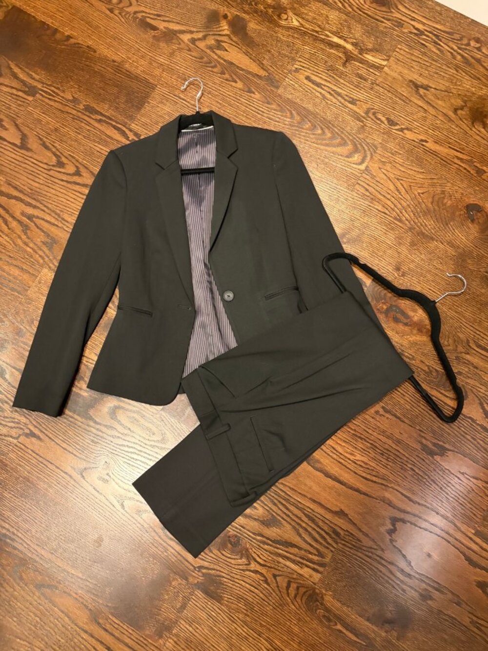 Express Black 2-Piece Suit Set Blazer Pants Size 2 / 0R
